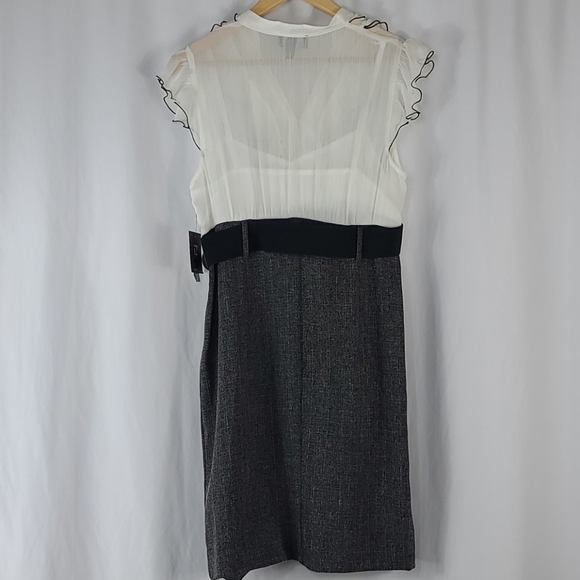 Ruffle Belted Bodycon Midi Dress - Picture 5 of 5